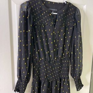 Black and Gold White House Black Market Dress